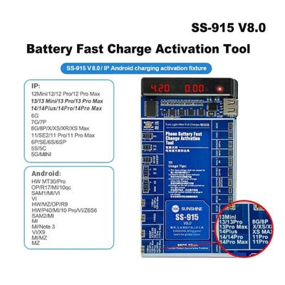 Attivatore batteria Android V8 SS-915 