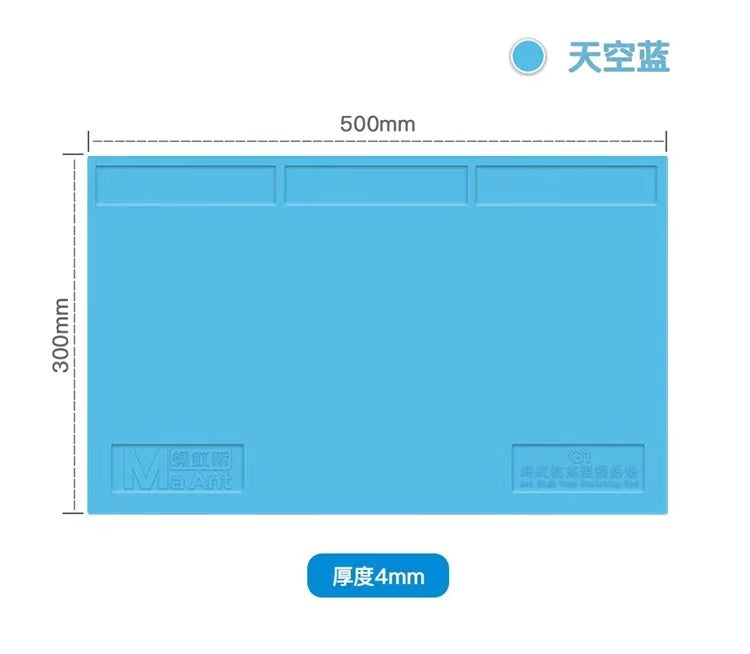 Manta termica silicona G1 - Mat Silicone pad G1