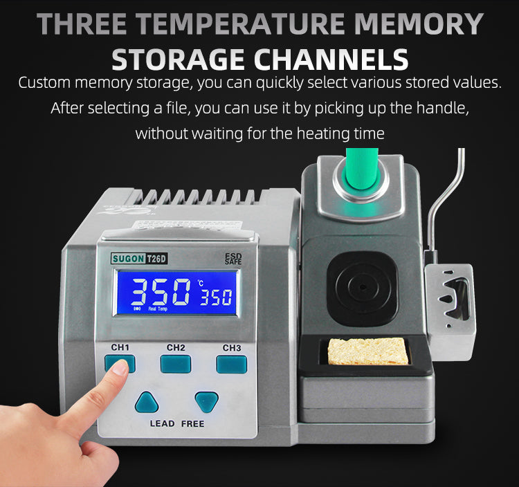 Estacion de soldado + punta JBC T26 - Soldering station