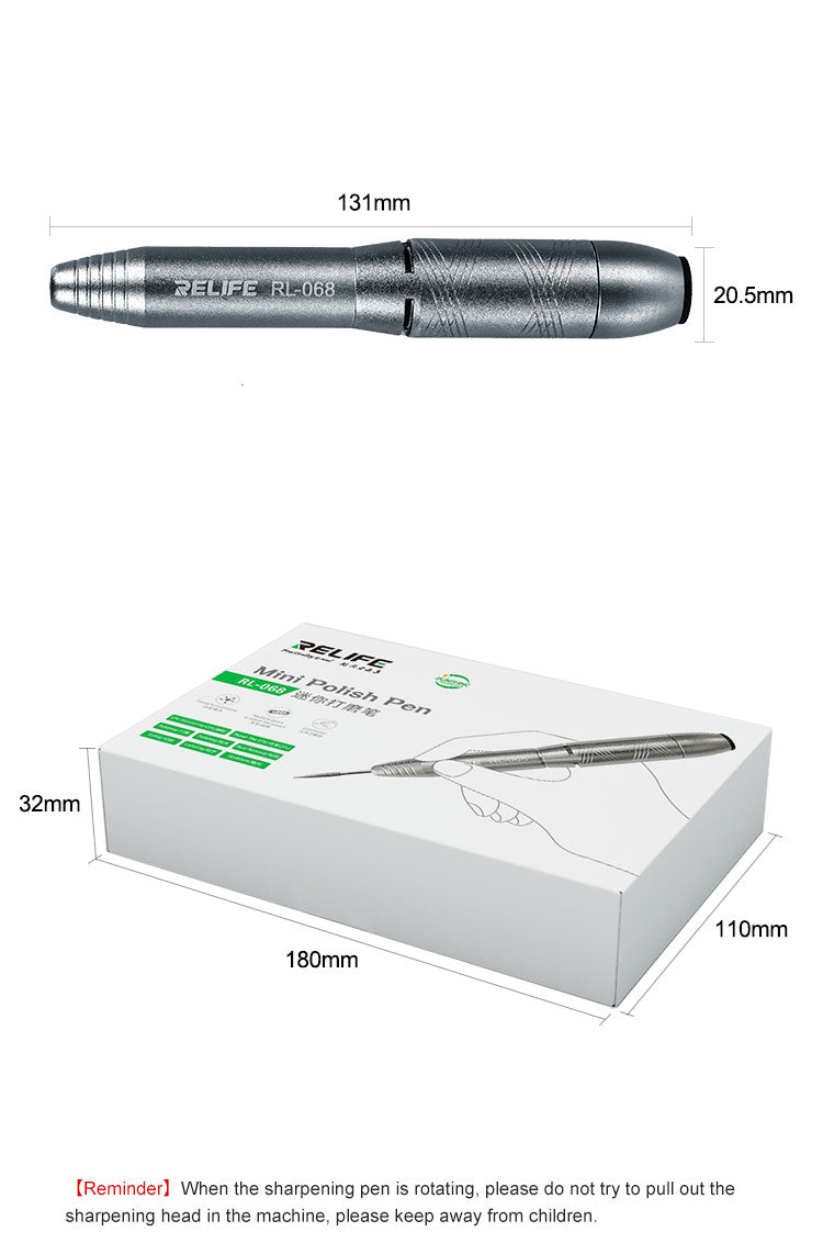 Mini tornio RL-068 - Mini penna per lucidatura