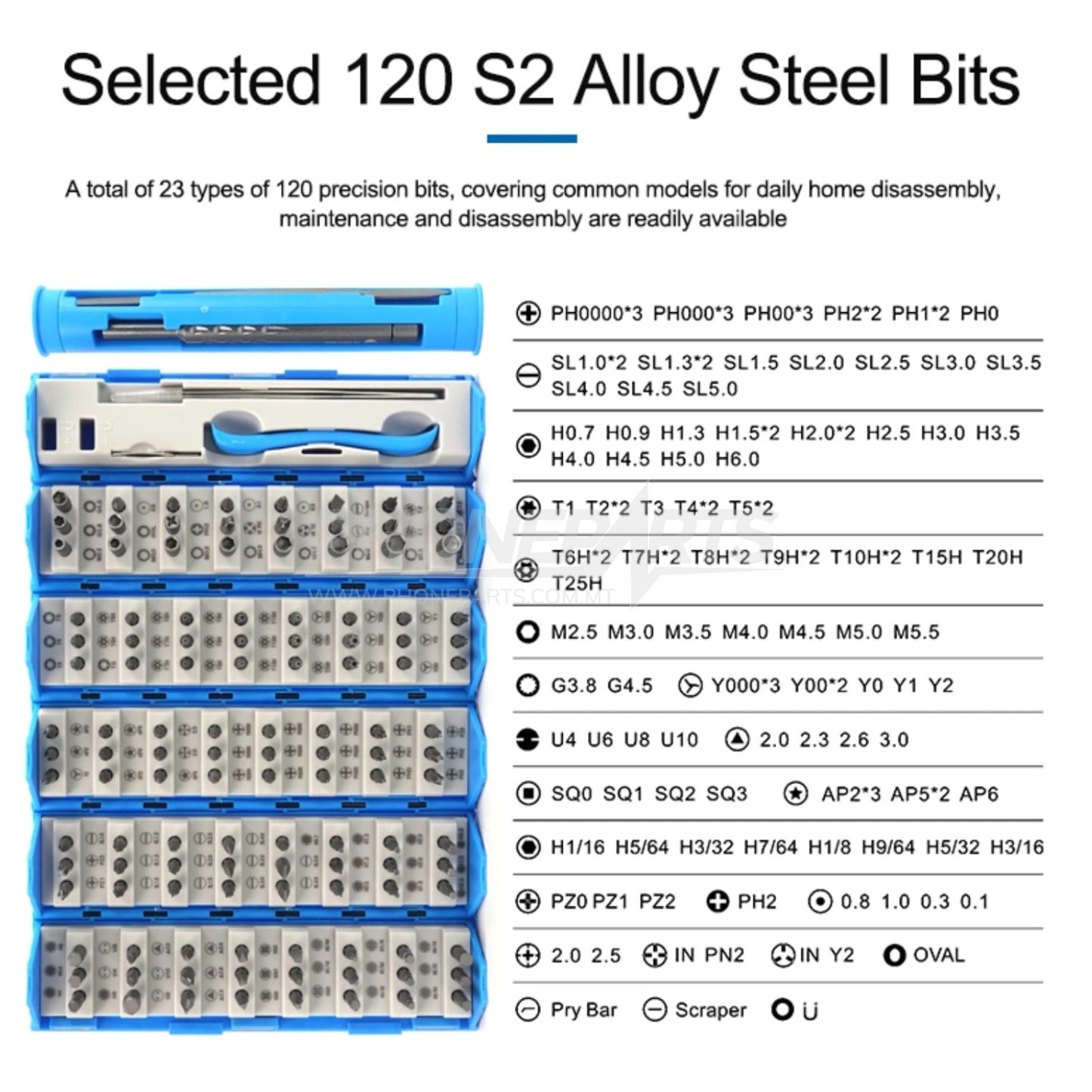 128 in 1 Precision Screwdrivers SS-5120 